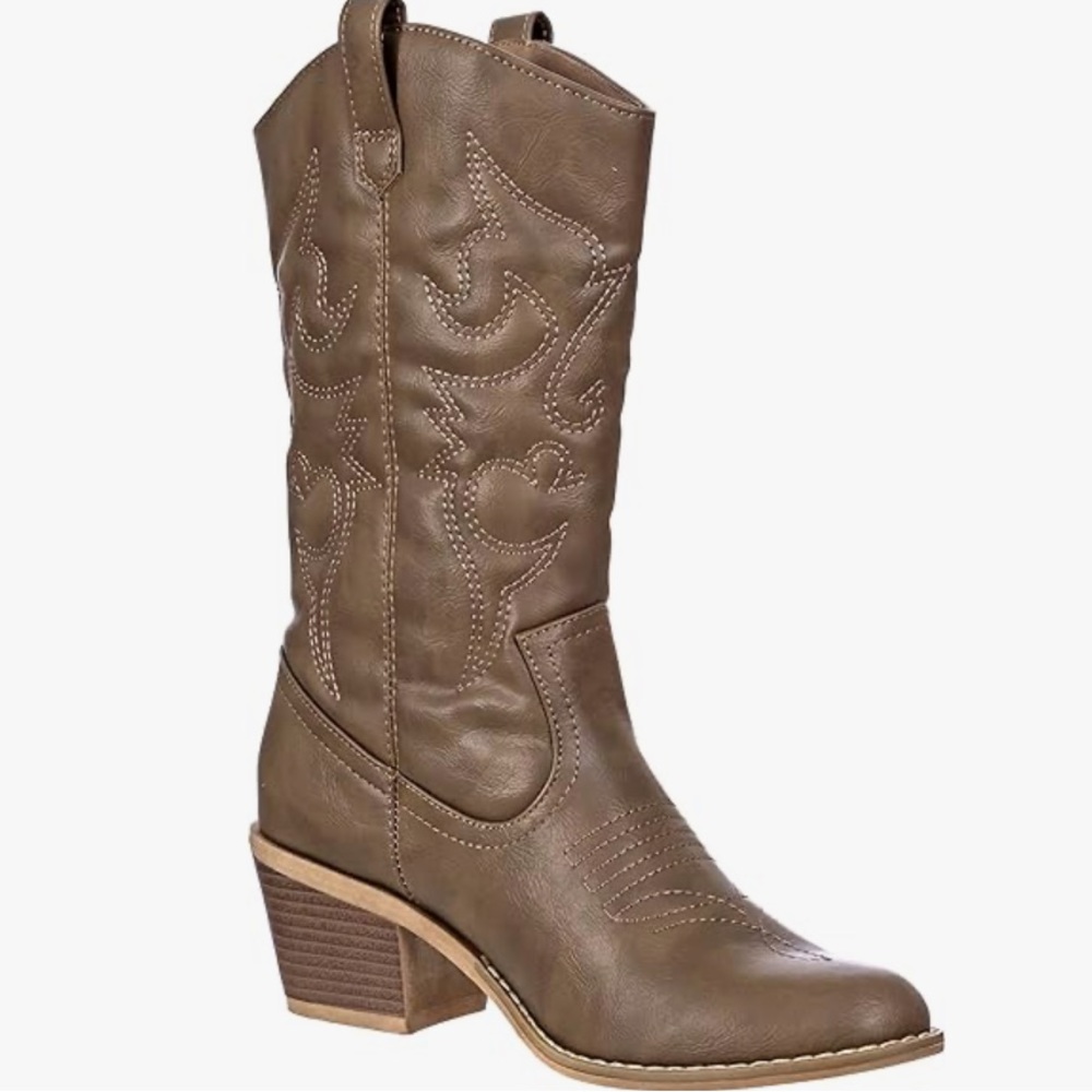 Charles Albert brown cowboy boots women size 9